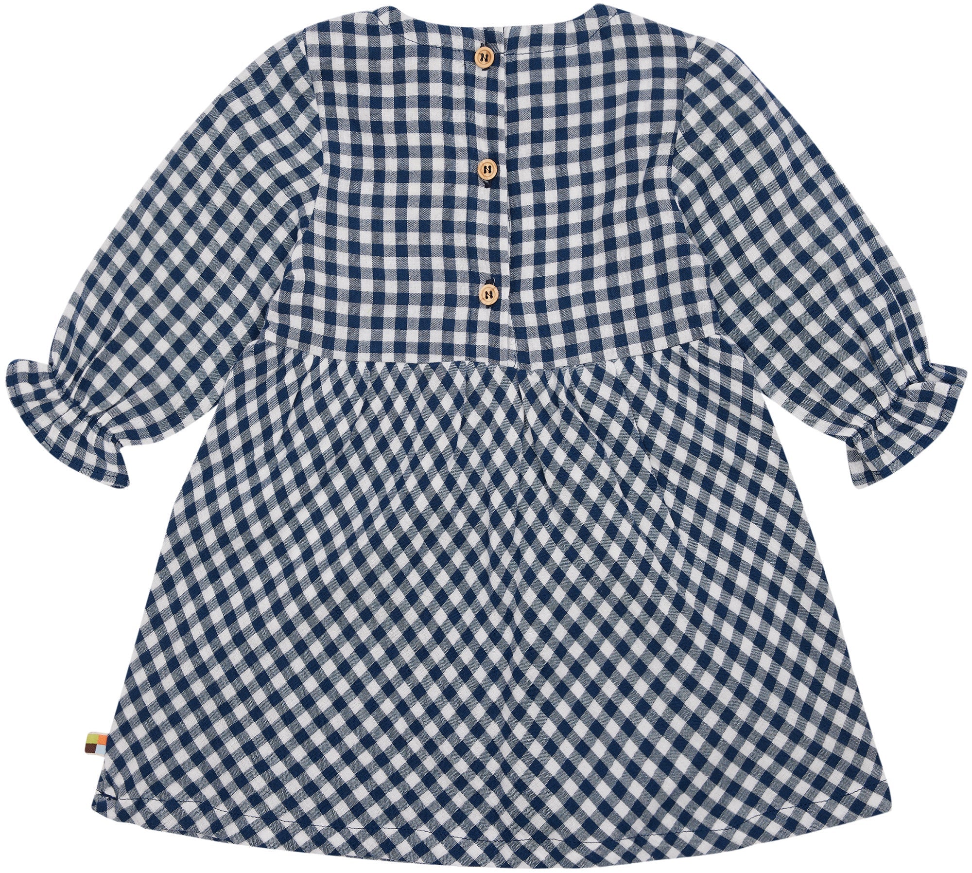 loud-proud-musselin-kleid-mit-karo-holzkn-pfe image 4