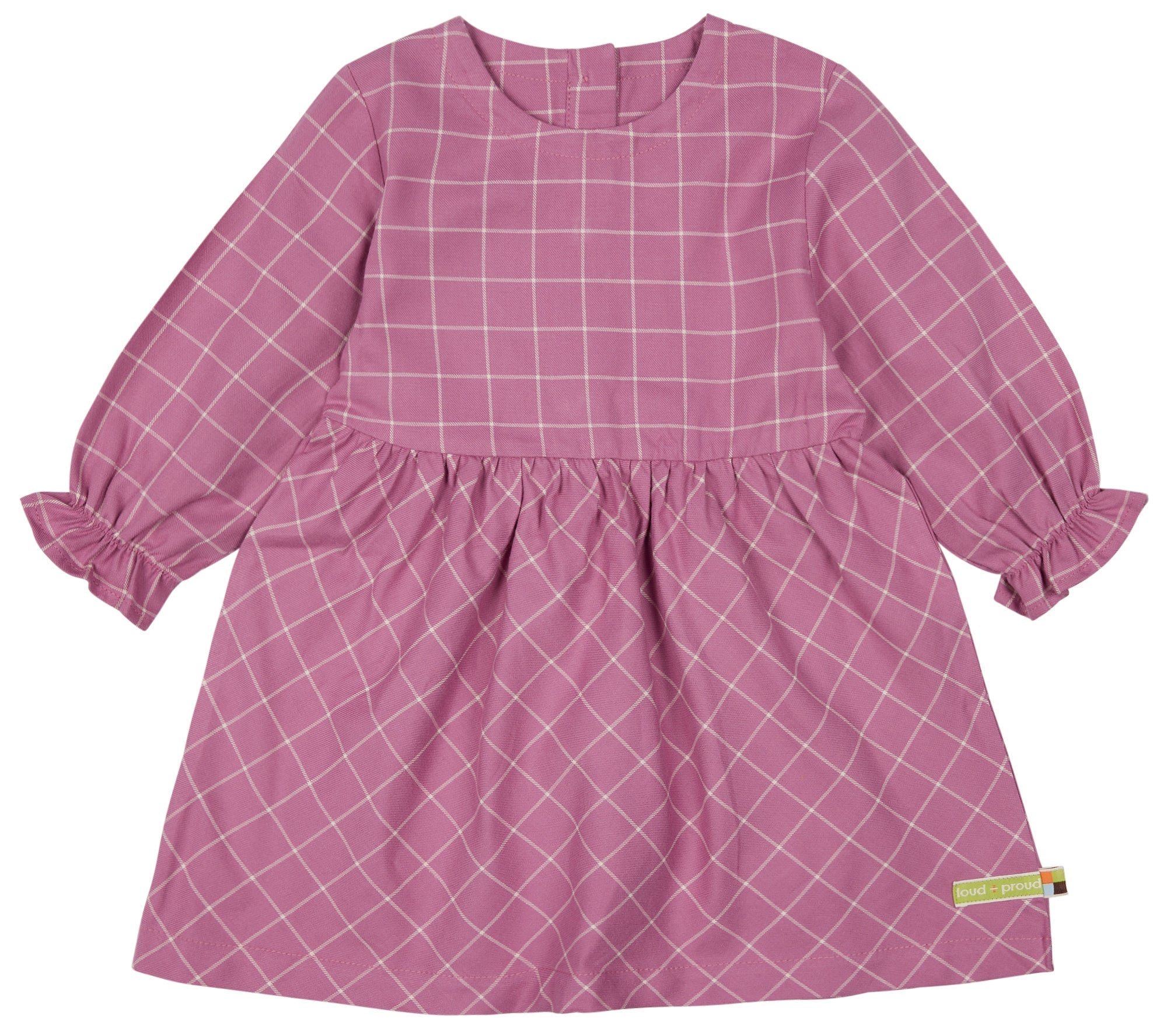 loud-proud-karo-kleid-aus-popeline-mit-r-schen-und-holzkn-pfen image 3