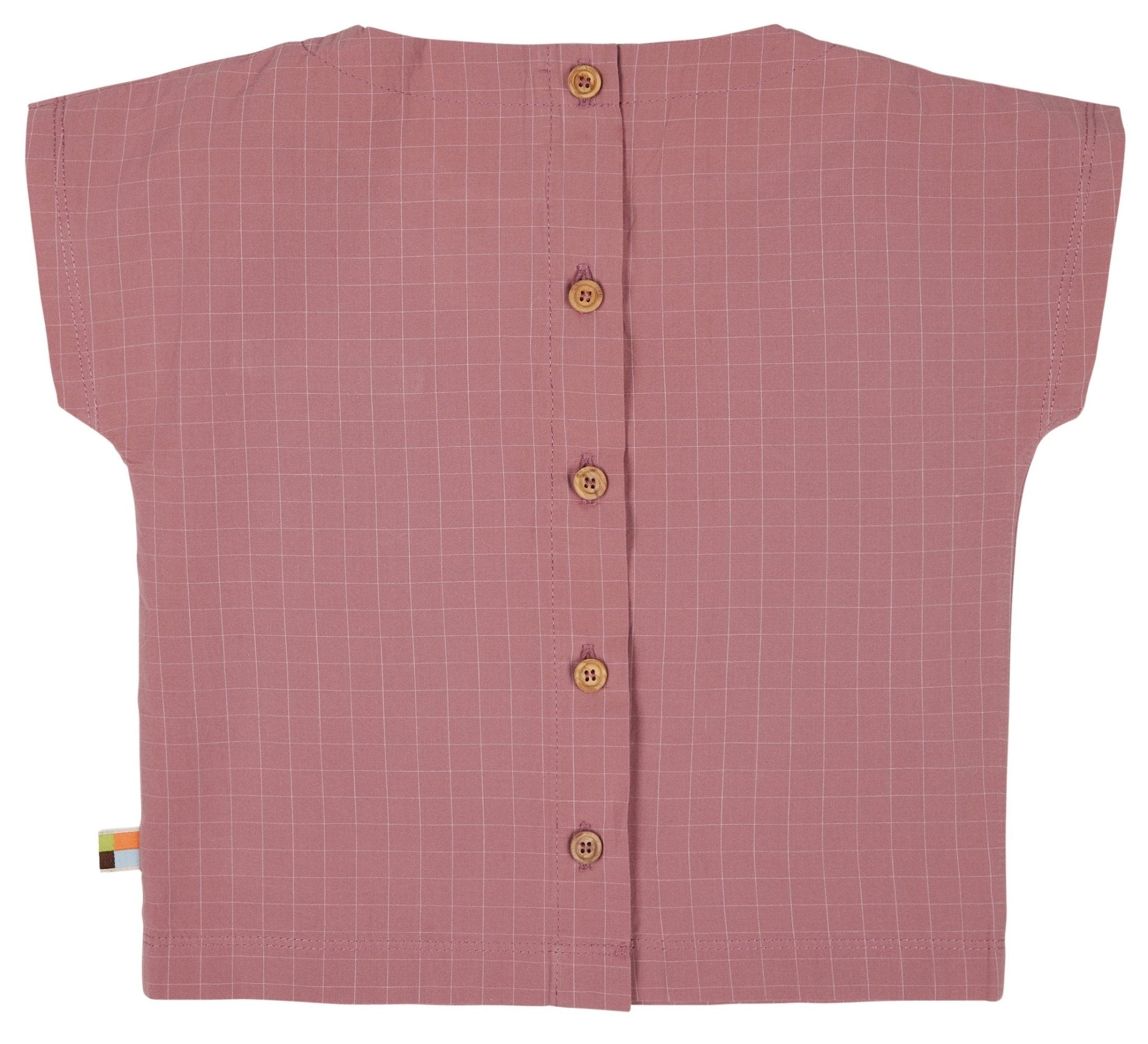 loud-proud-bluse-aus-feinem-karo-popeline-bluse-mit-holzkn-pfen image 2