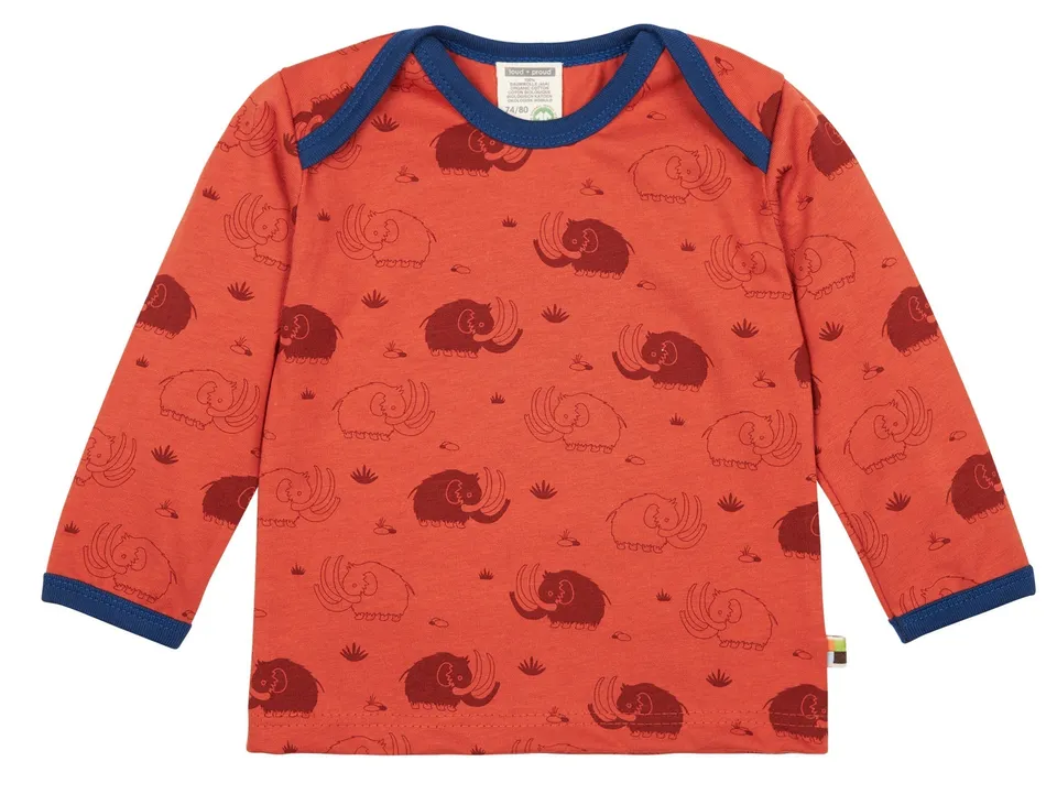 loud-proud-shirt-druck-kurzarm-jersey-mit-kontrastb-ndchen image 1