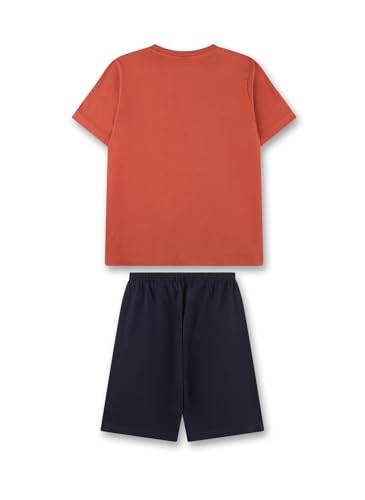 sanetta-jungen-schlafanzug-kurz-rot-aus-baumwolle-pyjamaset image 5