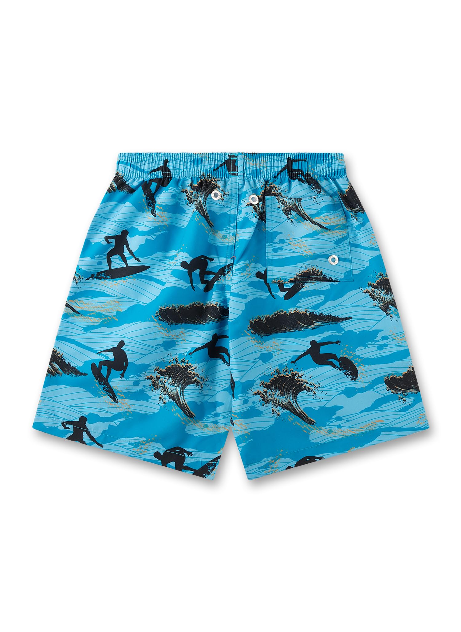 sanetta-jungen-badeshorts-blau-surfer-aus-recyceltem-polyester image 2