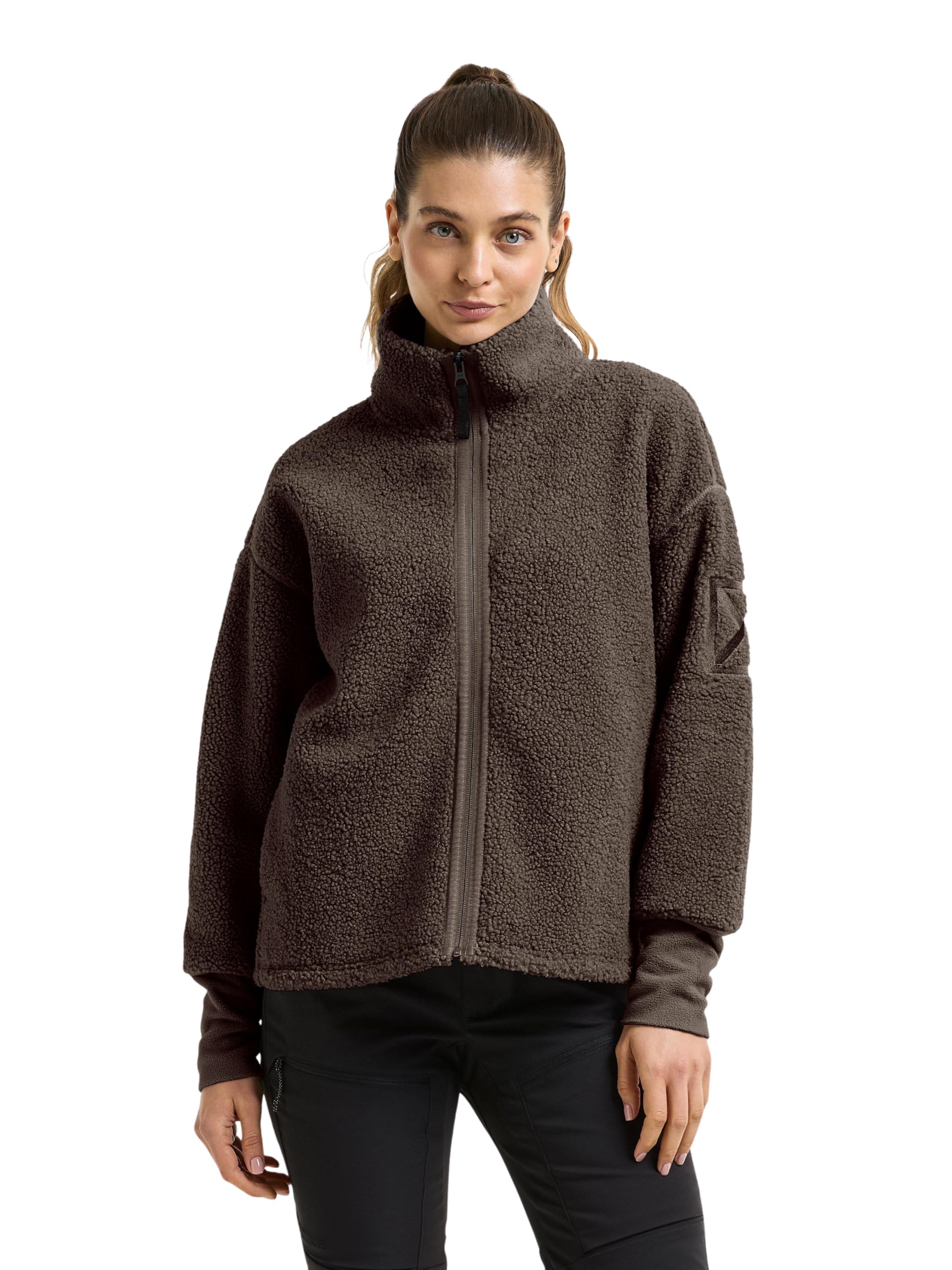 didriksons-melissa-sherpa-teddy-jacke-damen image 1