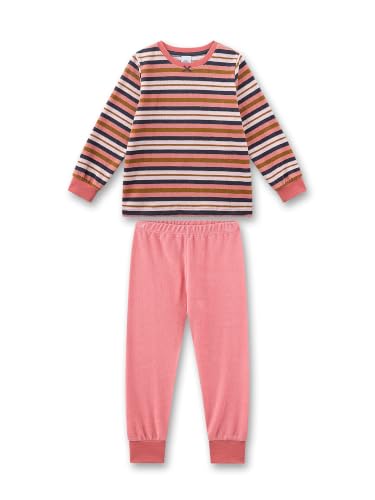 sanetta-m-dchen-schlafanzug-lang-rosa-ringel-frott-e-kinderpyjama image 4