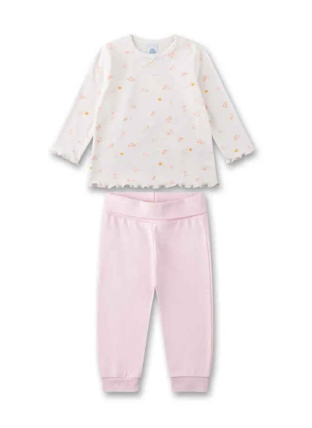sanetta-m-dchen-schlafanzug-off-white-baumwolle-baby image 1