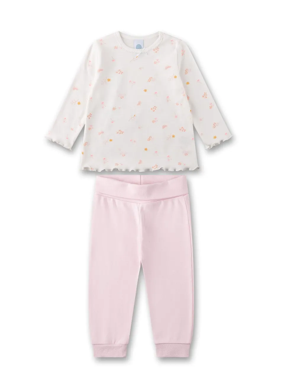 sanetta-m-dchen-schlafanzug-off-white-baumwolle-baby image 1
