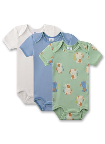sanetta-baby-body-kurzarm-dreierpack-off-white-blau-gr-n-affe-aus-bio-baumwolle- image 5