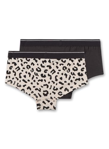 sanetta-m-dchen-hipster-doppelpack-off-white-schwarz-leo-muster-baumwoll-mix image 5