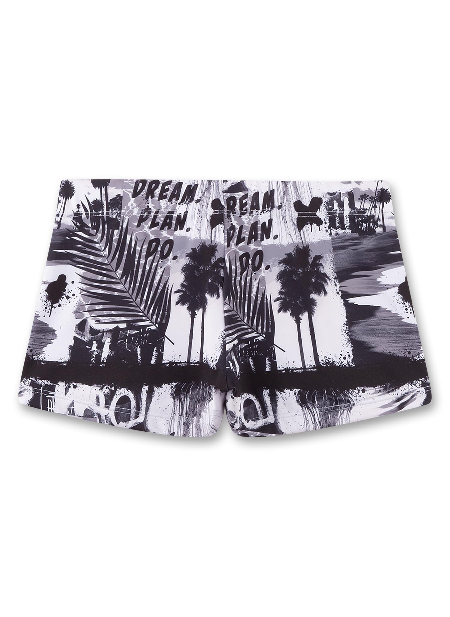 sanetta-jungen-badehose-schwarz-badehose-aus-recyceltem-polyester-mix image 2