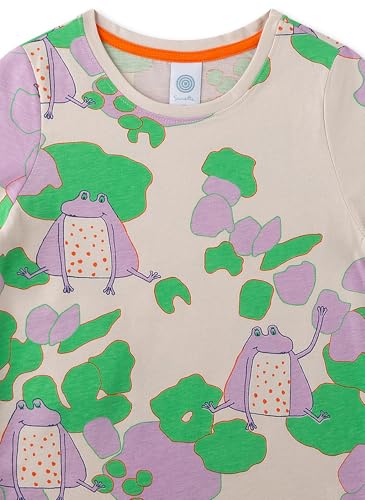 sanetta-m-dchen-schlafanzug-kurz-beige-frosch-aus-baumwolle image 6