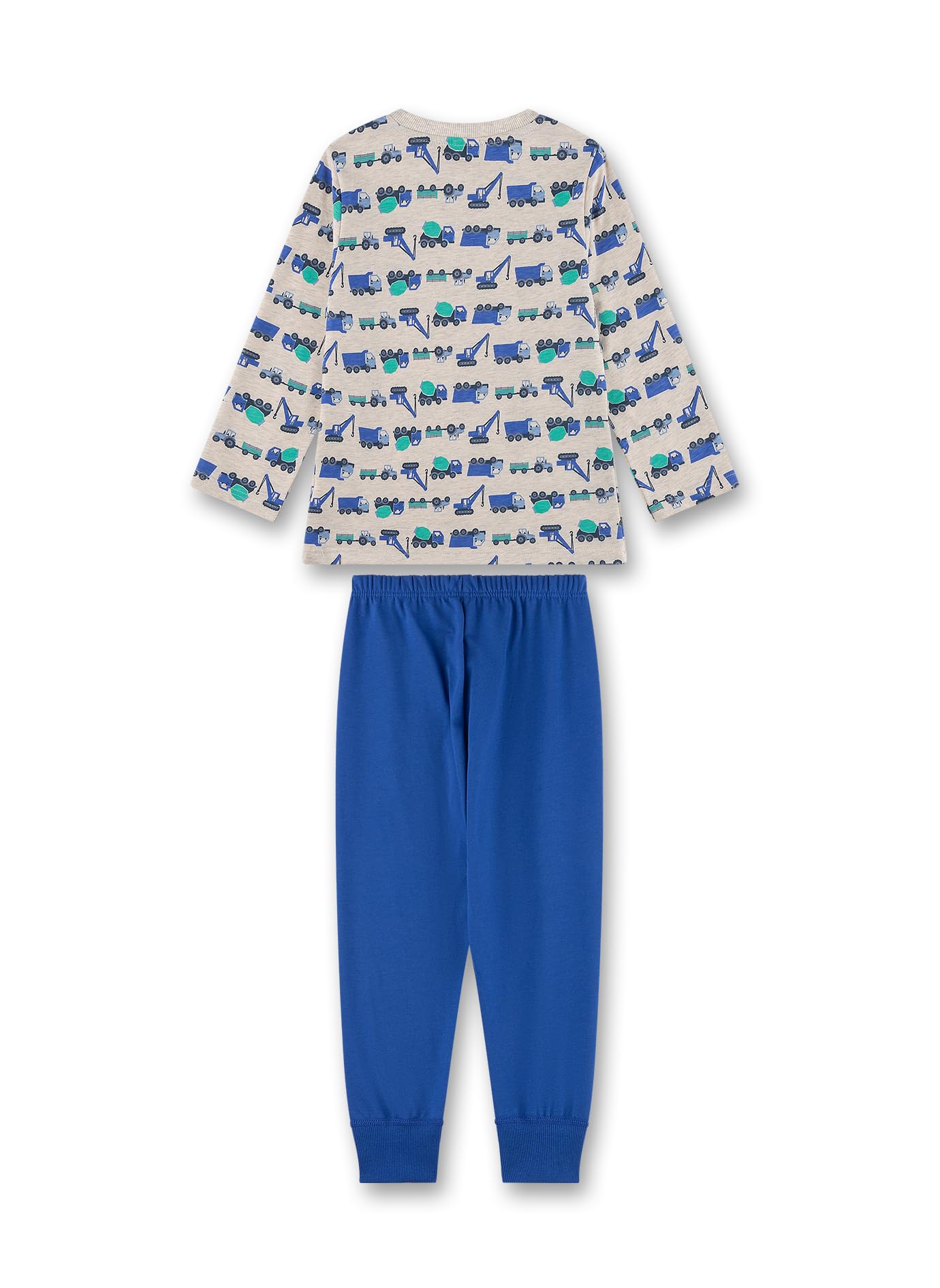 sanetta-jungen-schlafanzug-lang-beigemelange-baumwoll-pyjamaset-f-r-jungen image 2