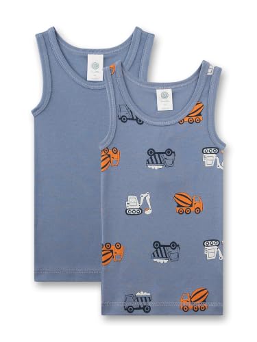 sanetta-jungen-unterhemd-doppelpack-blau-baustellenfahrzeuge-baumwolle-2er-set image 4