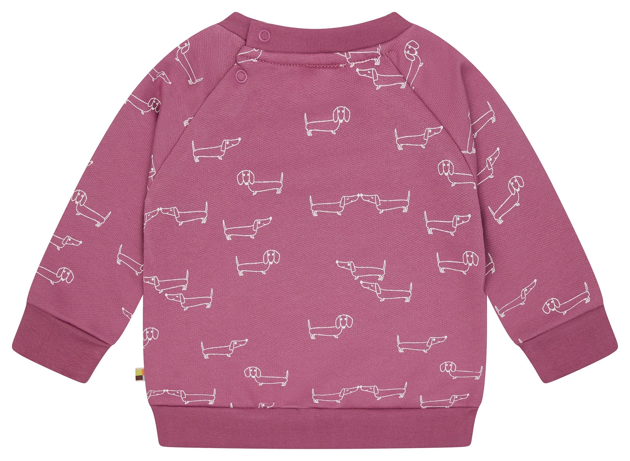 loud-proud-sweatshirt-mit-alloverdruck-dackel-bio-baumwolle image 5