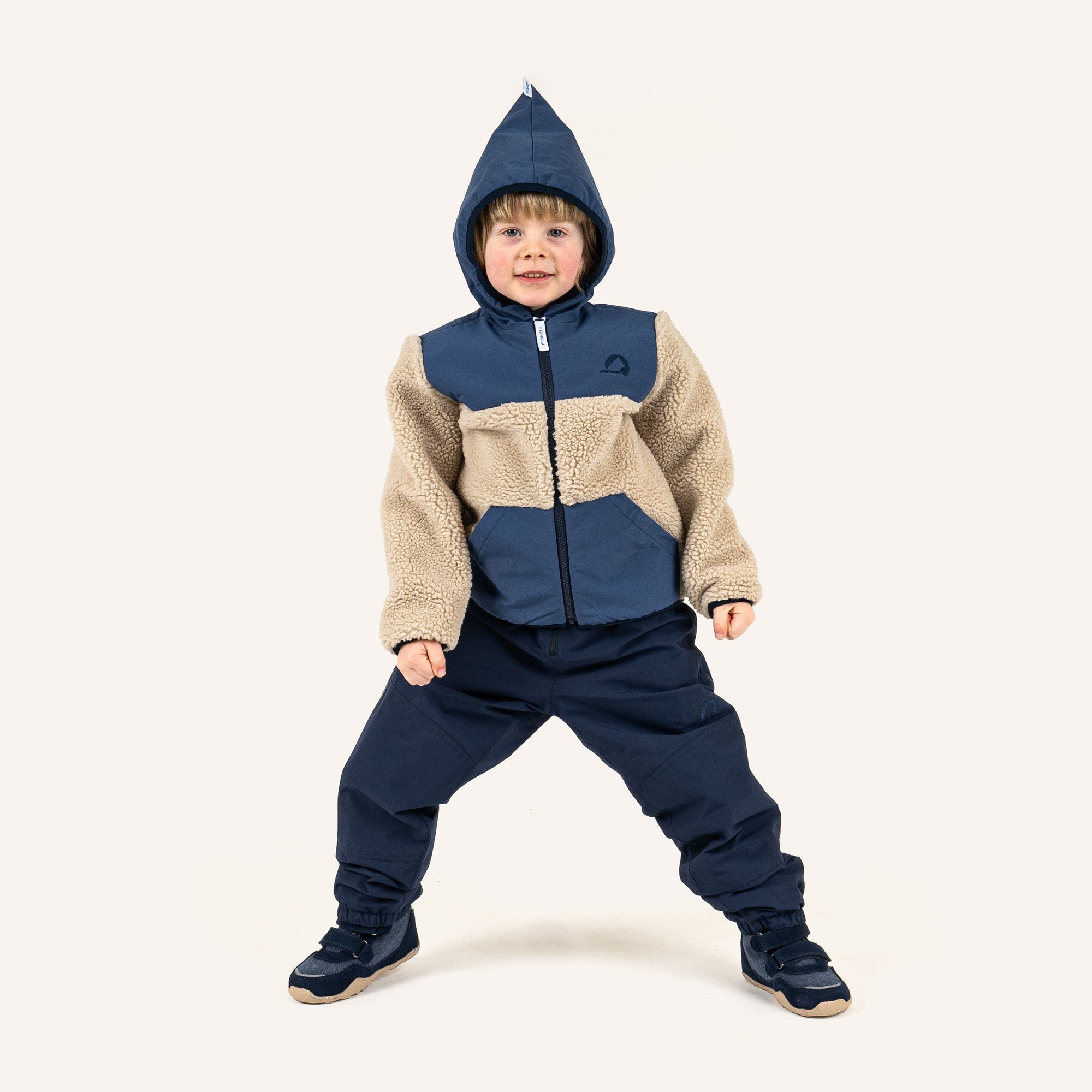 finkid-kisko-teddy-teddyfleece-jacke-kinder image 3