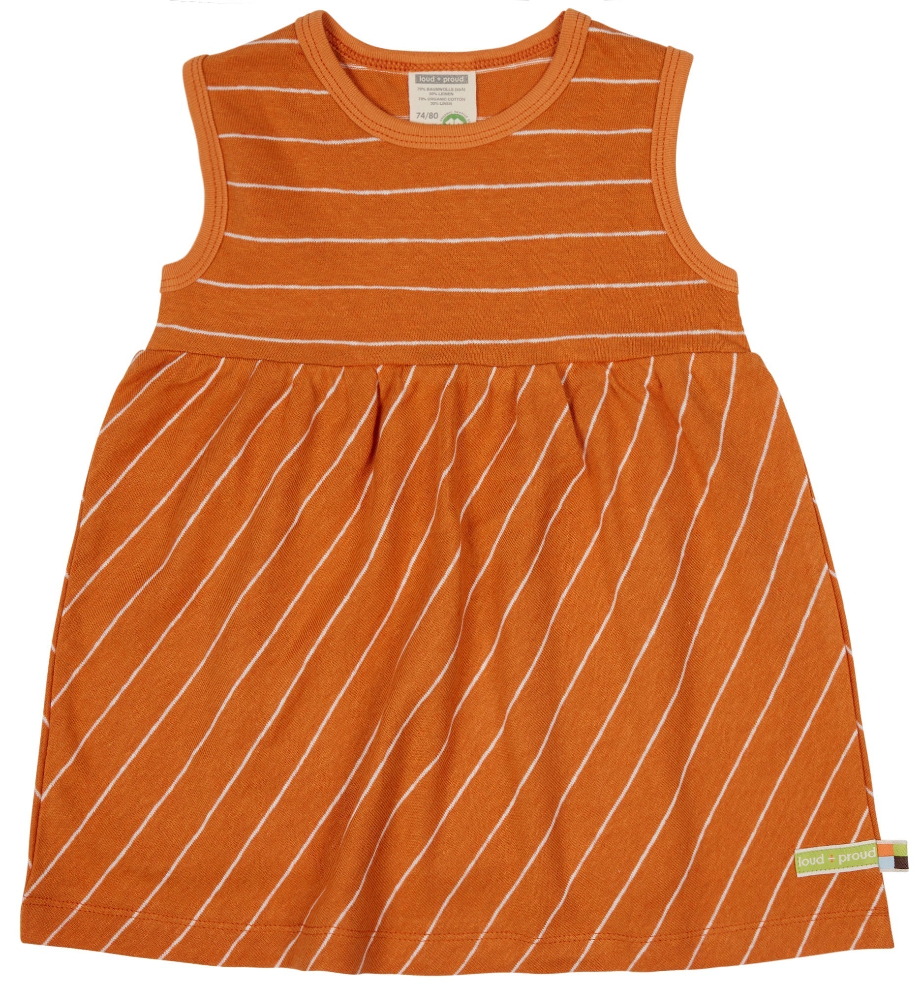 loud-proud-kleid-streifen-mit-leinen-rmelloses-m-dchenkleid-2 image 5