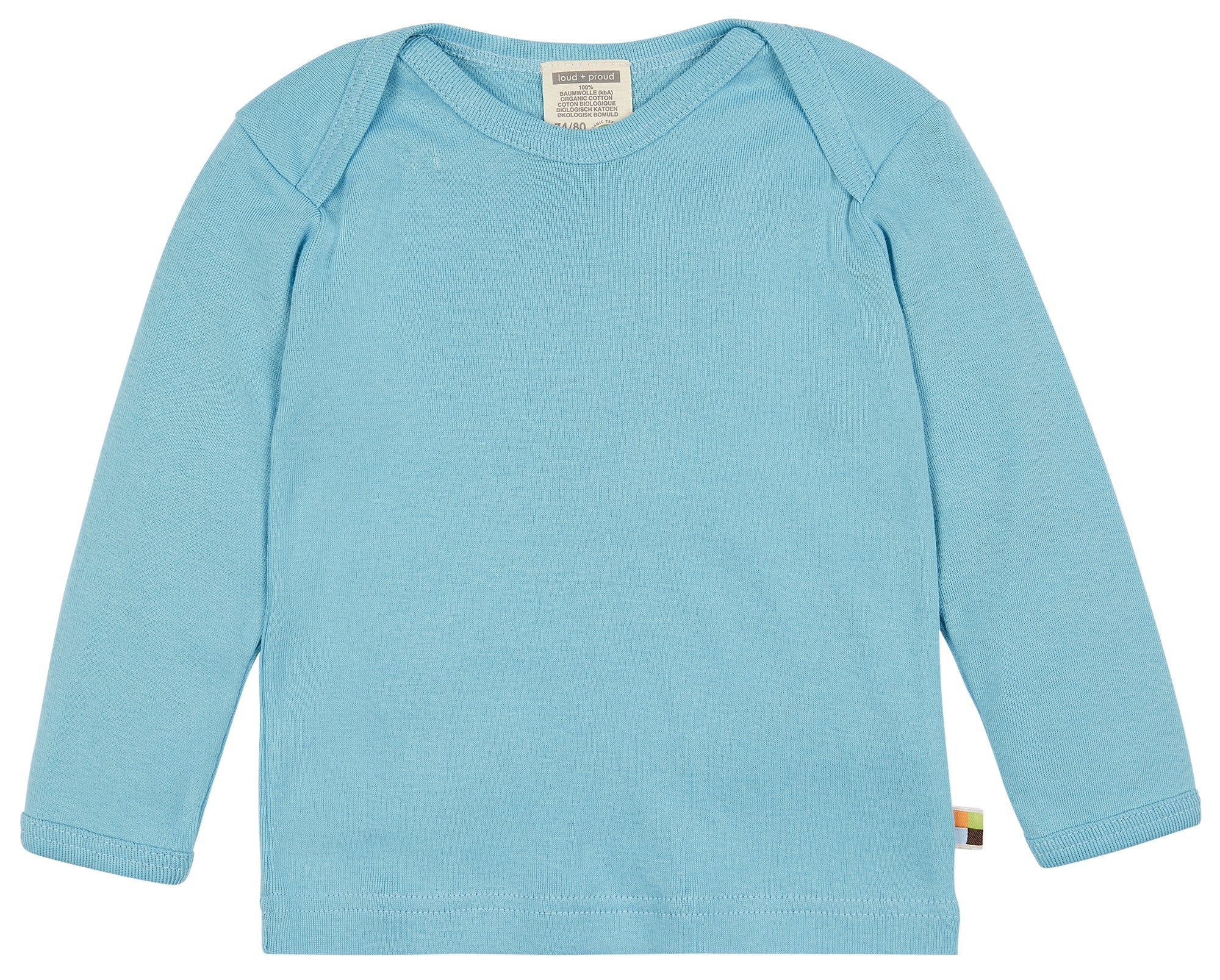 loud-proud-shirt-uni-einfarbiges-kinder-shirt-aus-feinripp image 3