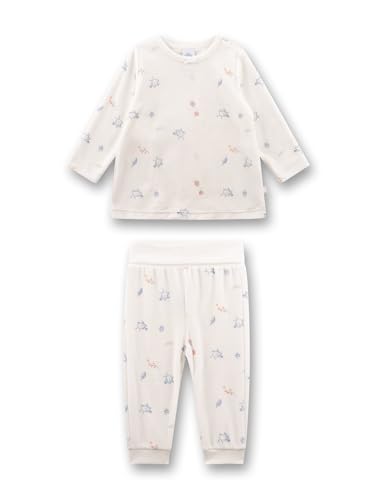 sanetta-m-dchen-schlafanzug-off-white-birds-aus-nicki-2 image 4