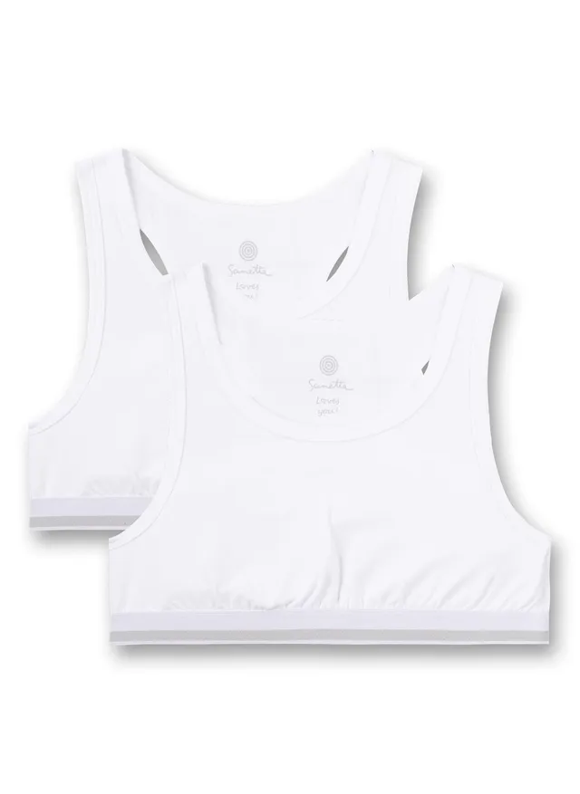 sanetta-m-dchen-bustier-doppelpack-wei-baumwolle image 1