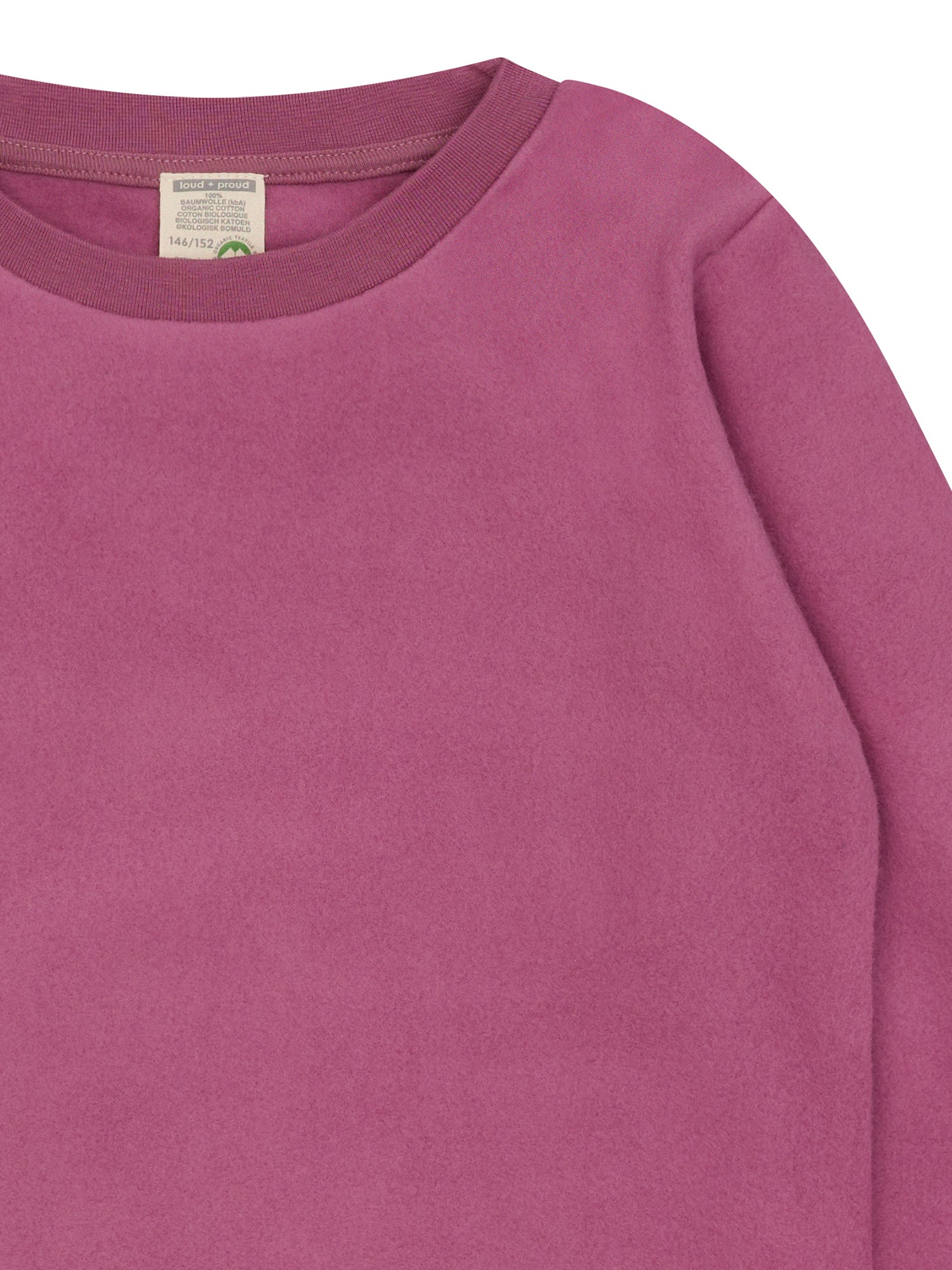 loud-proud-fleece-sweatshirt-aus-bio-baumwolle-sweatshirt image 6