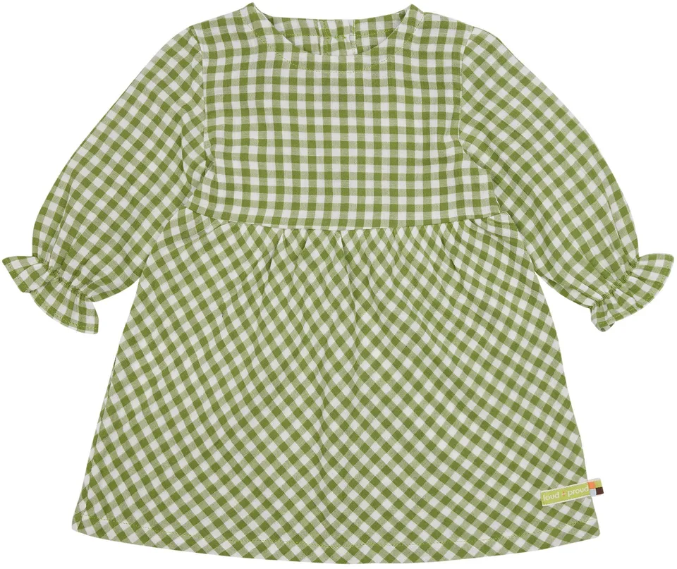 loud-proud-musselin-kleid-mit-karo-holzkn-pfe image 1