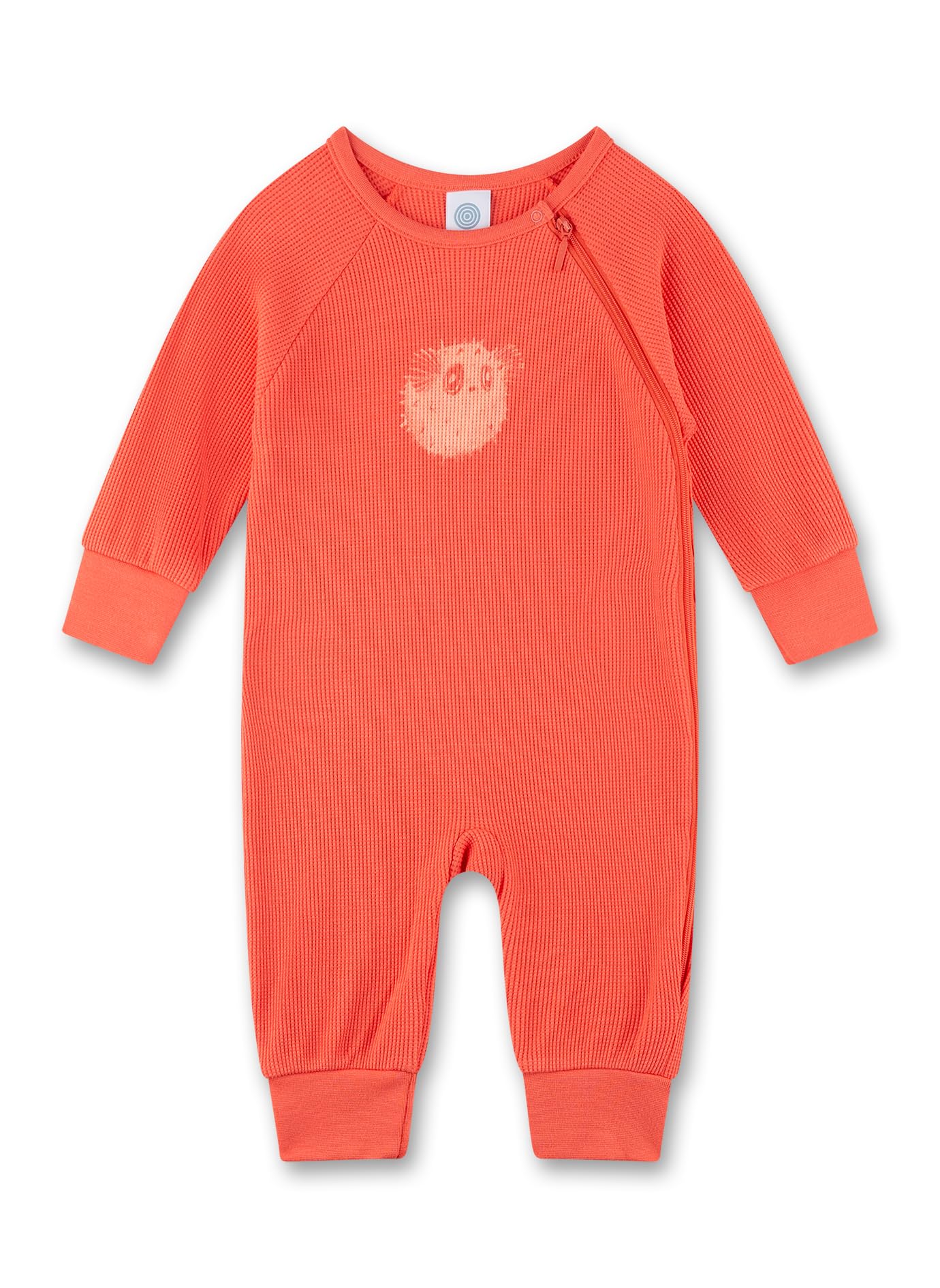 sanetta-baby-strampler-orange-kugelfisch-overall-aus-viskose-baumwoll-mix-f-r-m- image 1