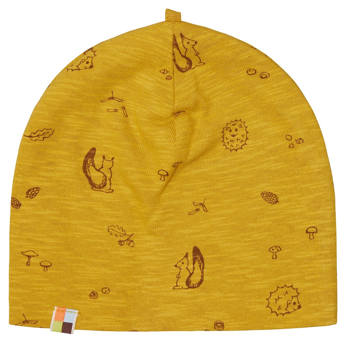 loud-proud-beanie-slub-jersey-wald-druck image 4