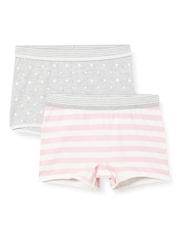sanetta-m-dchen-shorts-doppelpack-grau-slip-unterhose image 1