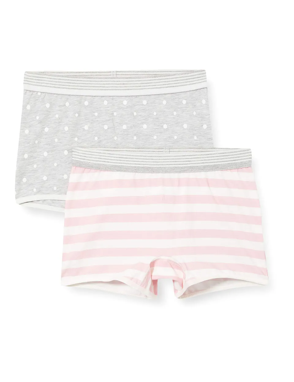 sanetta-m-dchen-shorts-doppelpack-grau-slip-unterhose image 1