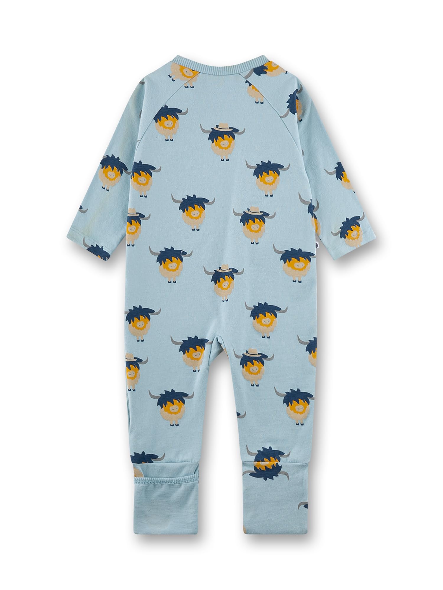 sanetta-baby-strampler-lang-blau-b-ffel-aus-bio-baumwolle-f-r-jungen image 2