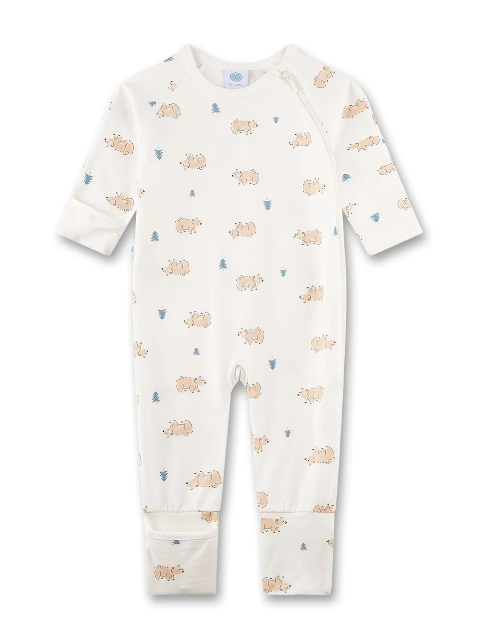 sanetta-baby-strampler-beige-b-rchen-jungen-overall image 1