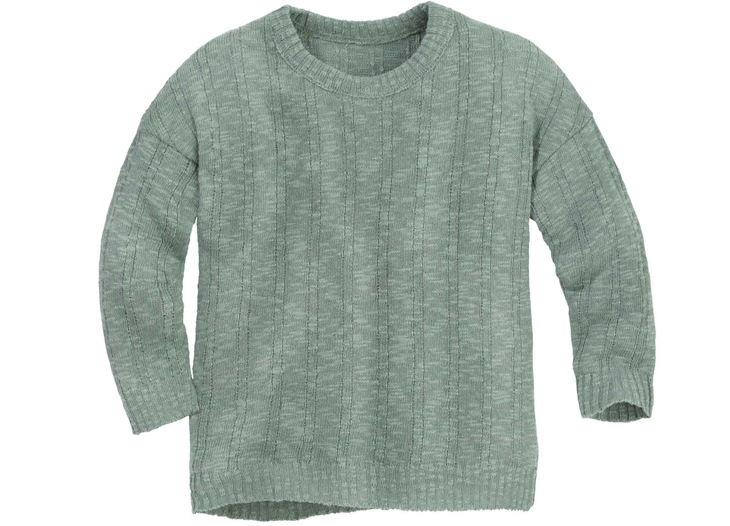 disana-leinen-pullover-kinder-sommer-strick-sweater-aus-bio-baumwolle-und-bio-le image 1