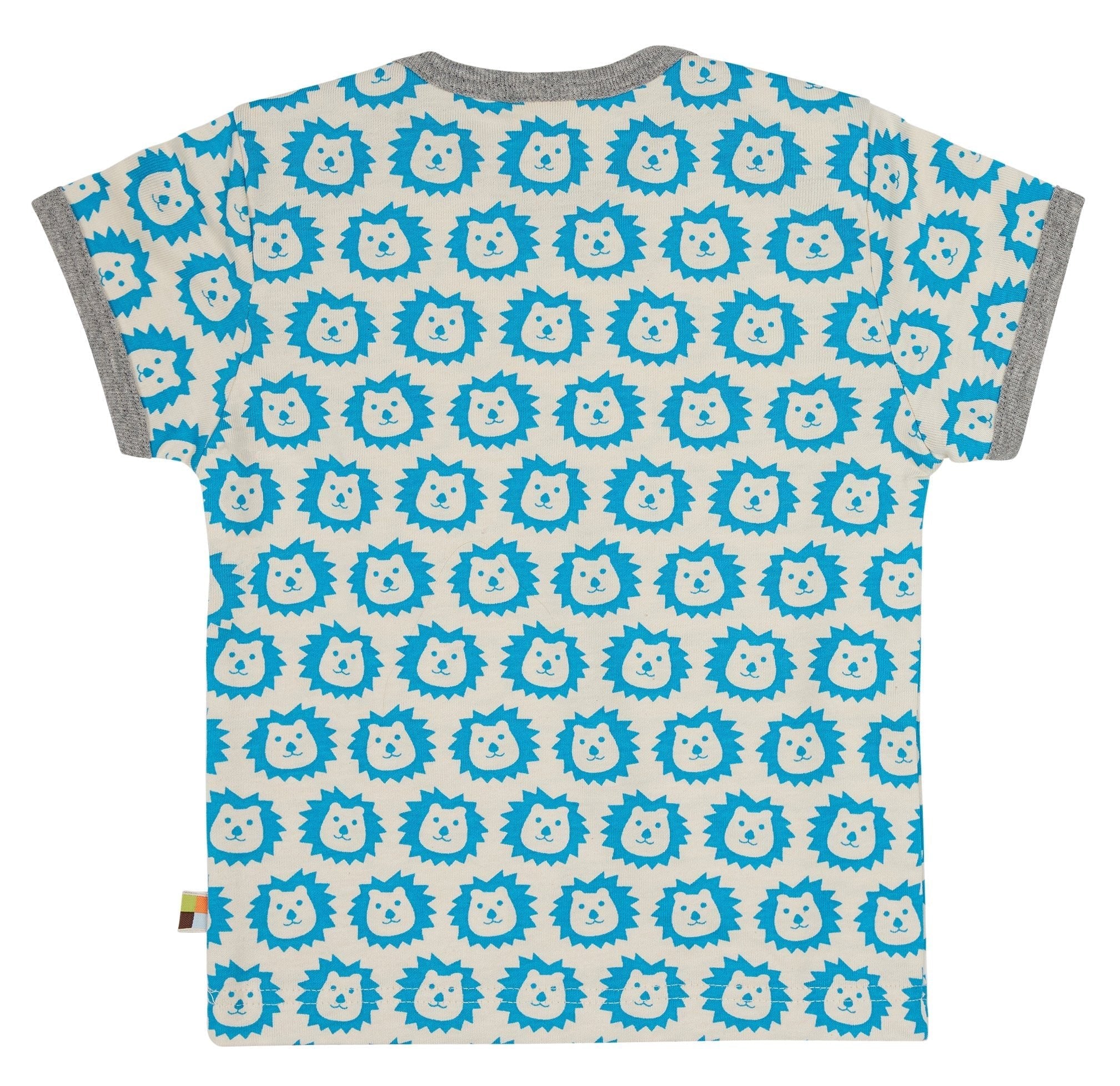 loud-proud-t-shirt-mit-druck-l-wen-fledermaus-bio-baumwolle image 2