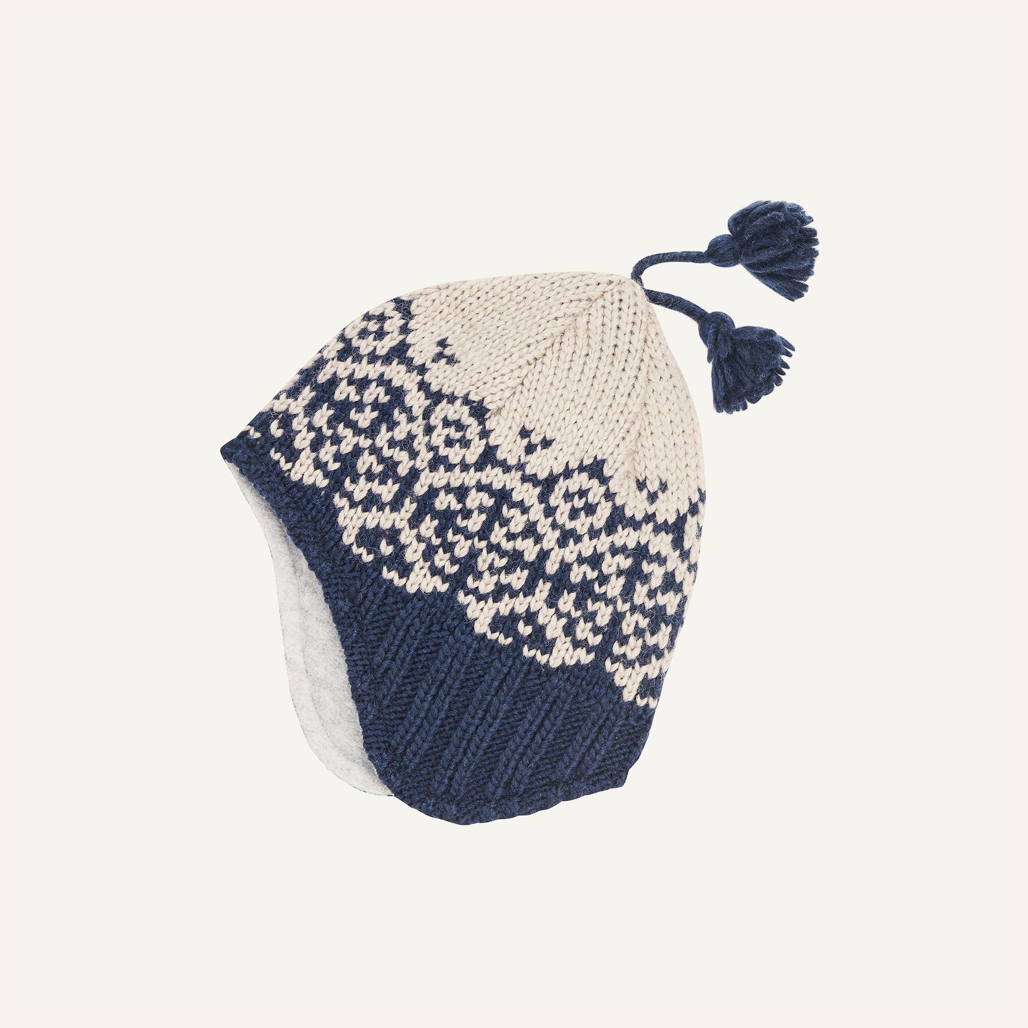 finkid-peppi-grobstrick-beanie-mit-norwegermuster-f-r-kinder image 1