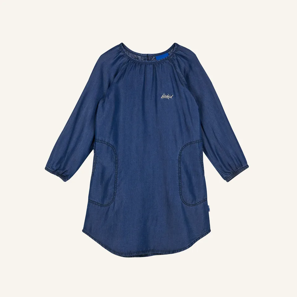 finkid-paula-hemdblusenkleid-denim-optik-tencel-kleid image 1
