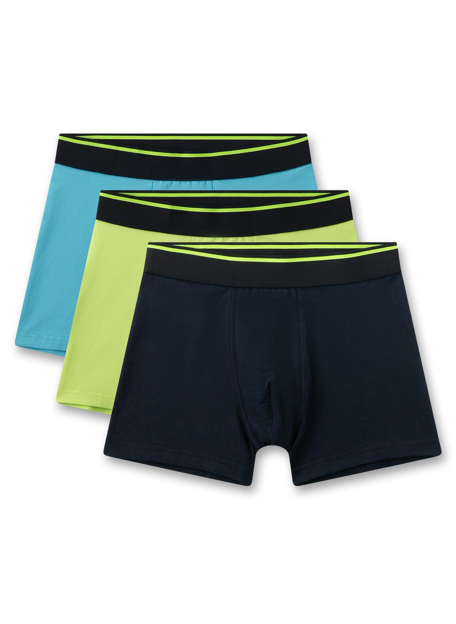 sanetta-jungen-hipshorts-dreierpack-hellblau-dunkelblau-neongr-n-unterhose-aus-b image 1