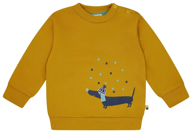 loud-proud-sweatshirt-mit-druckmotiv-dackel-bio-baumwoll-sweatshirt image 1