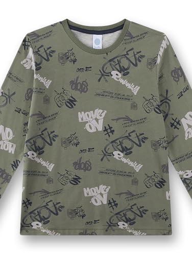 sanetta-jungen-schlafanzug-lang-gr-n-graffiti-aus-baumwolle-kinderpyjama image 6