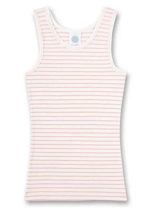 sanetta-m-dchen-unterhemd-wei-dots-allover-baumwolle image 1