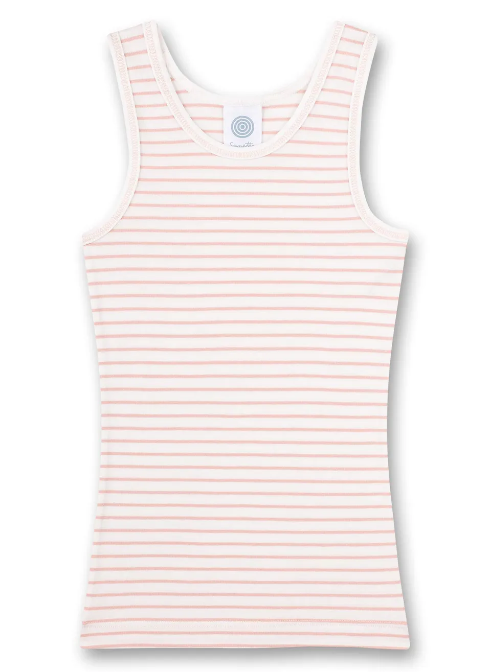 sanetta-m-dchen-unterhemd-wei-dots-allover-baumwolle image 1
