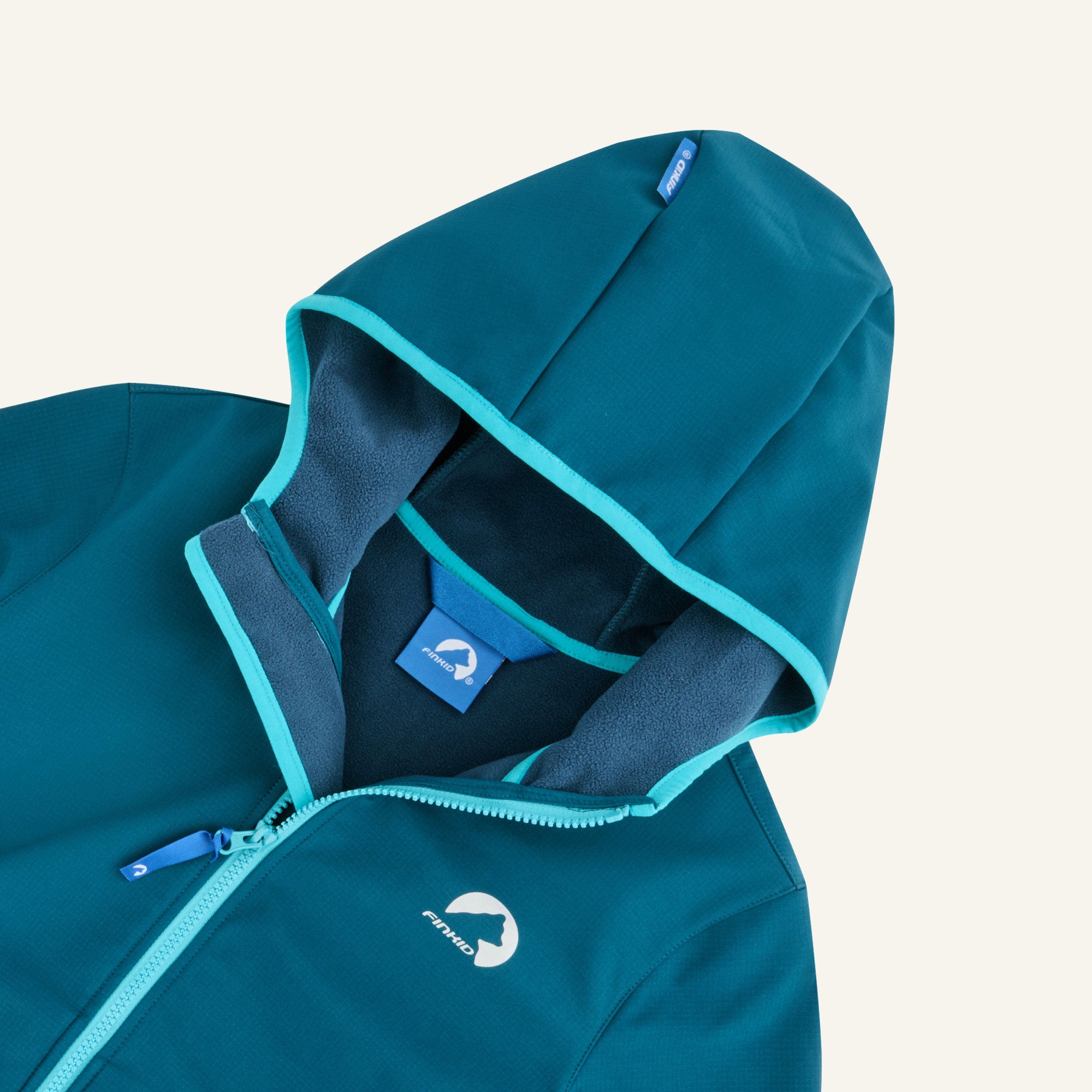 finkid-kataja-shell-softshelljacke-f-r-kinder-winddicht-mit-fleece image 4