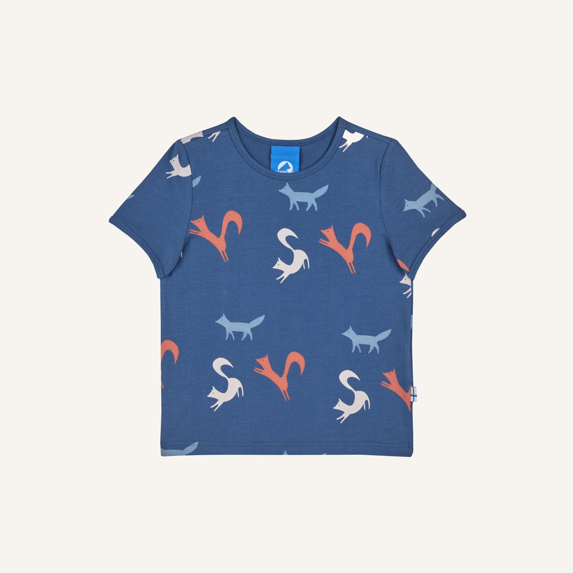 finkid-ilta-kinder-t-shirt-tierprint-biobaumwolle-uv50 image 1