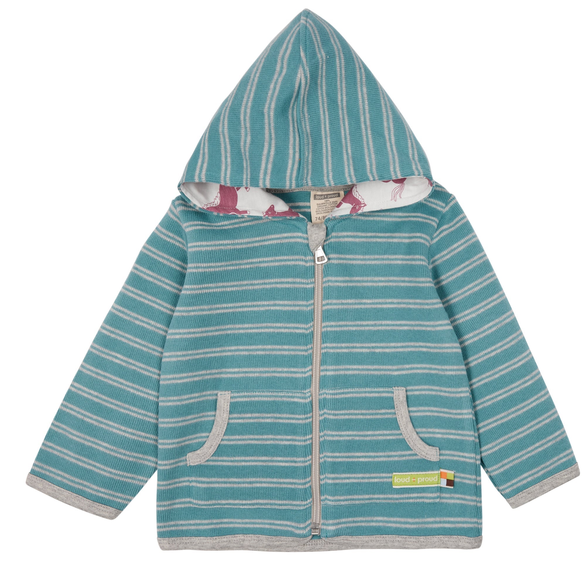 loud-proud-jacke-ringel-interlock-kapuzenjacke image 5