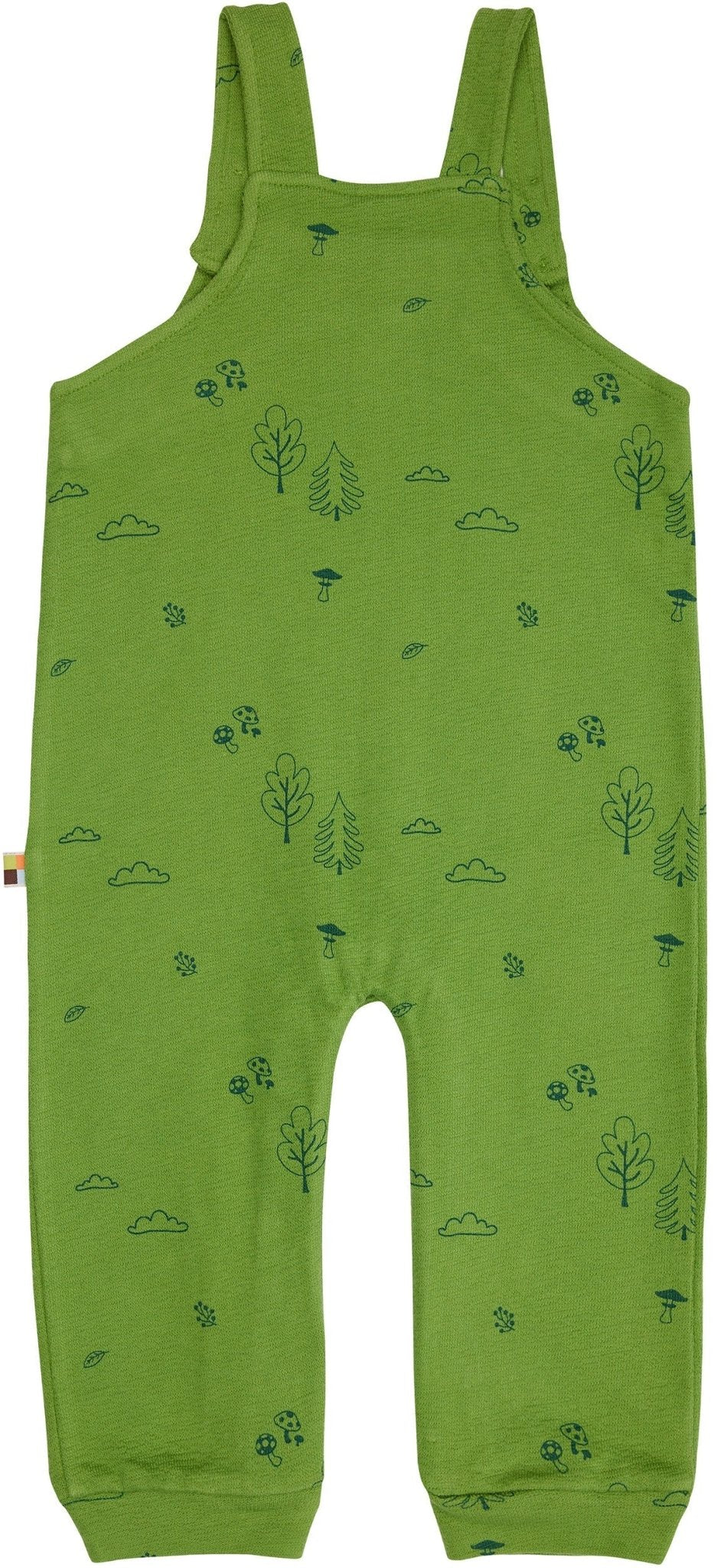 loud-proud-latzhose-strukturstrick-mit-wald-druck image 2