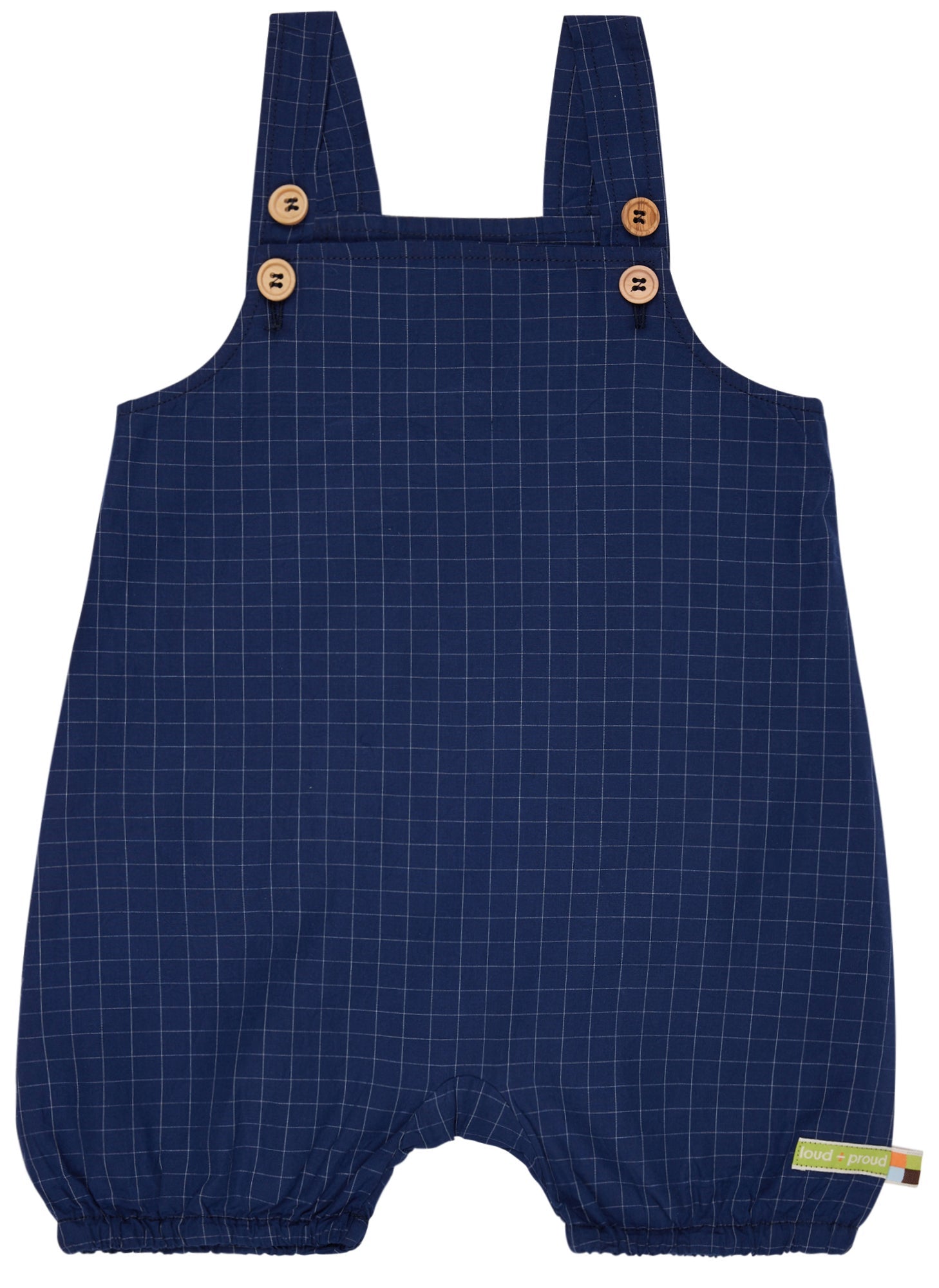 loud-proud-kurze-latzhose-aus-feinem-karo-vichy-karo-sommer-latzhose image 7