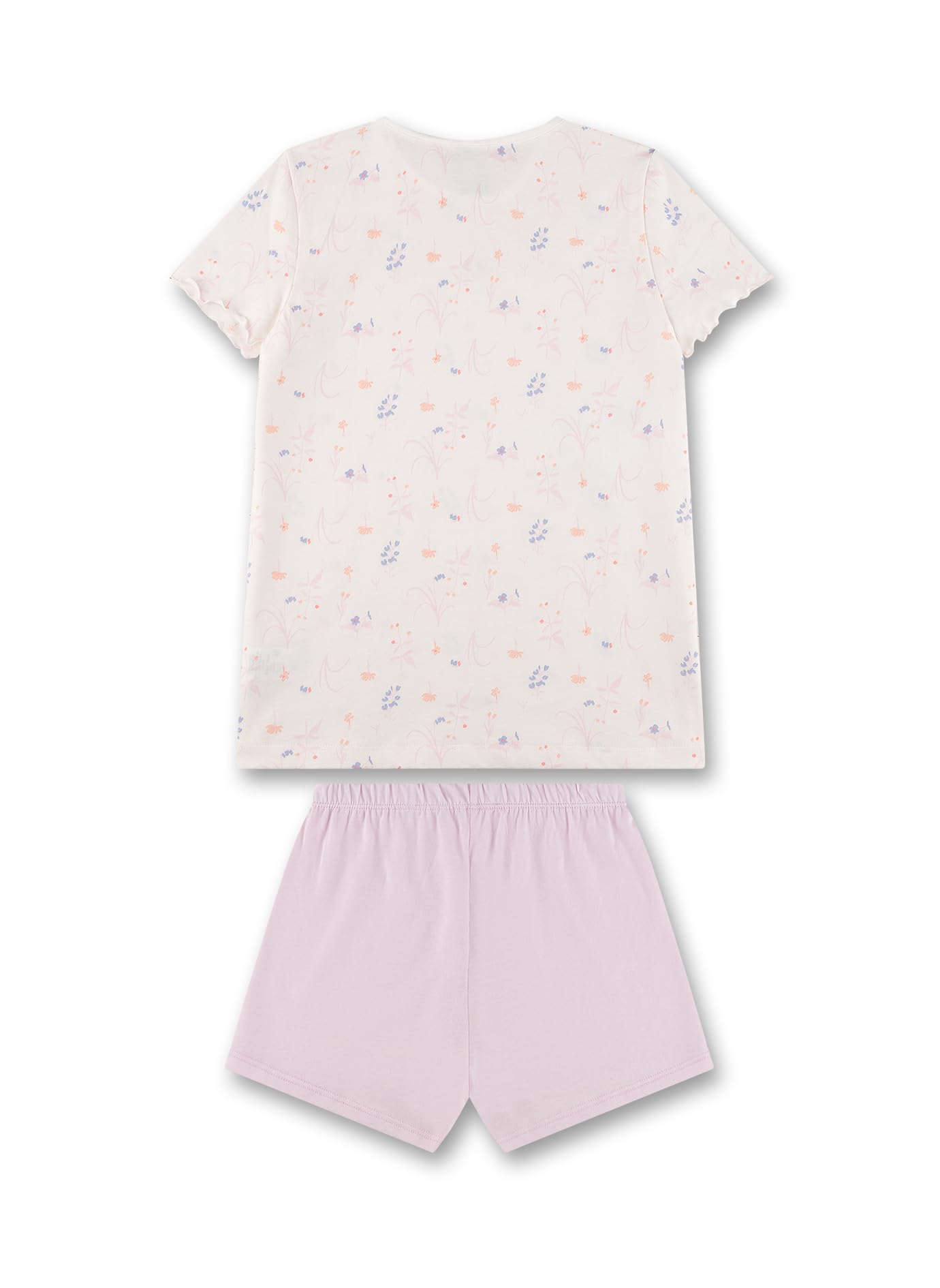 sanetta-m-dchen-schlafanzug-kurz-off-white-pyjamaset-aus-baumwoll-modal-mix image 2