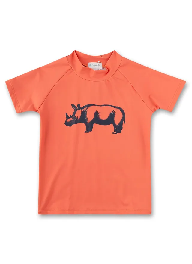 sanetta-kinder-uv-shirt-orange-nashorn-aus-recyceltem-polyester image 1