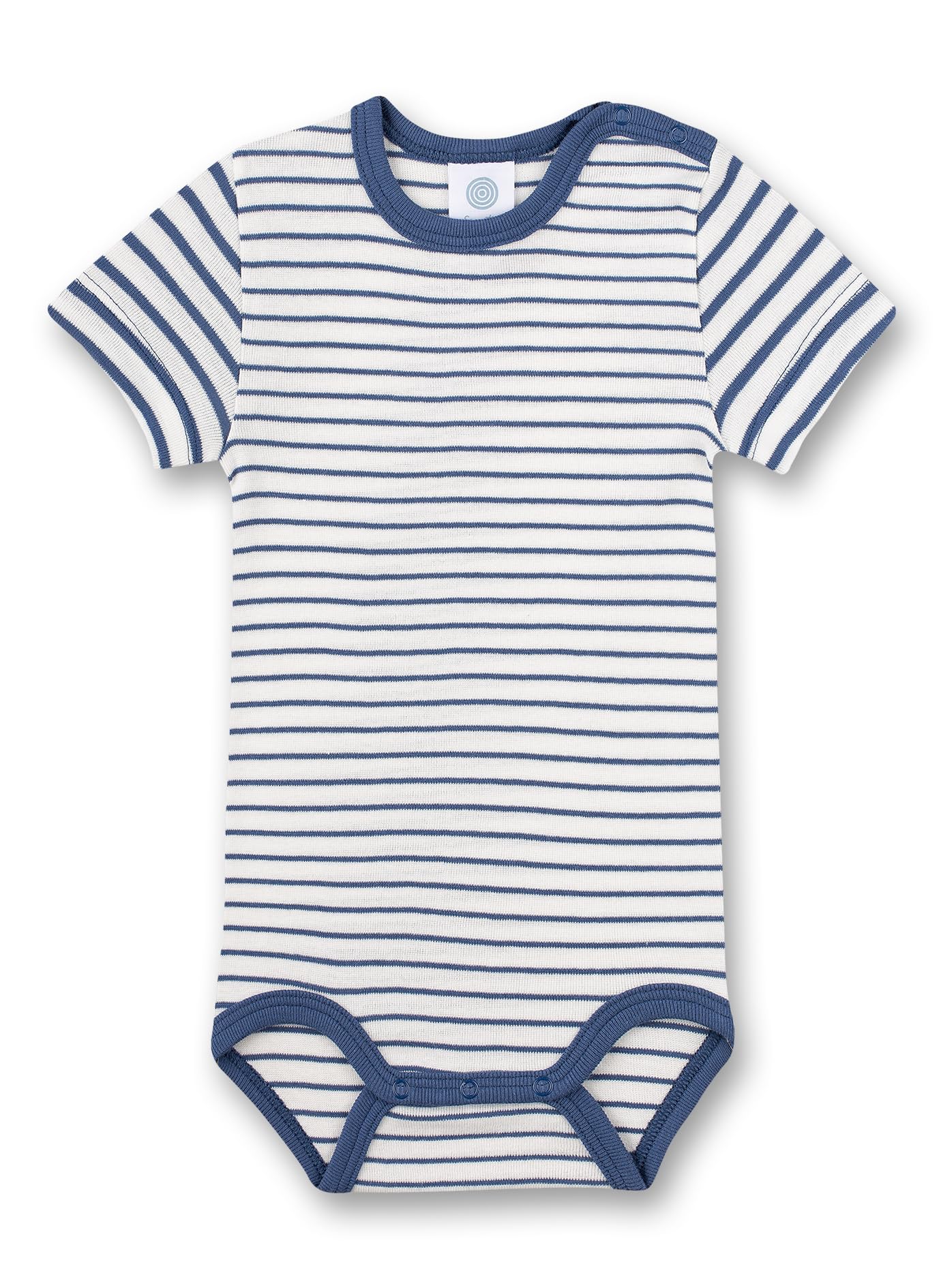 sanetta-baby-body-kurzarm-blau-ringel-aus-bio-baumwolle-f-r-jungen image 1