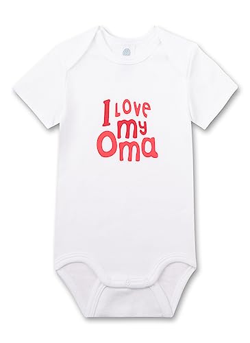 sanetta-baby-body-kurzarm-wei-i-love-my-oma-bio-baumwolle-m-dchen image 2