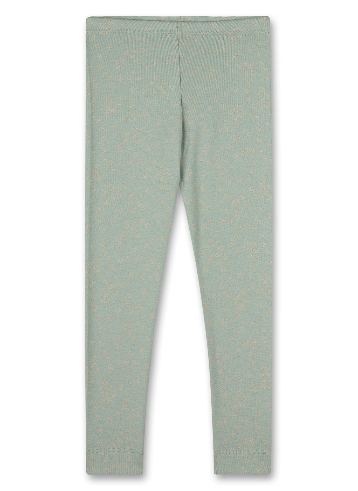 sanetta-m-dchen-feinripp-leggings-gr-n-mit-floralem-alloverprint image 1