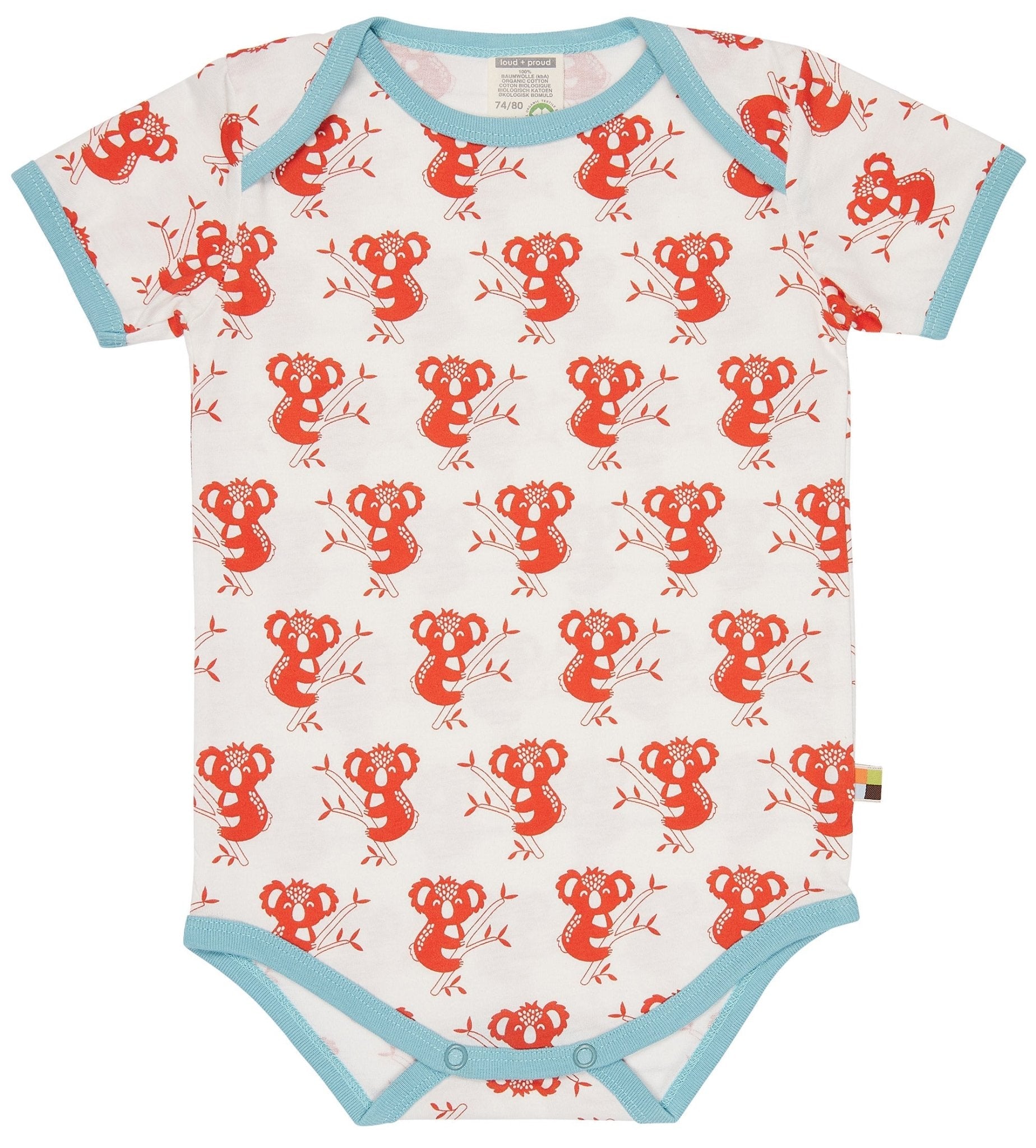 loud-proud-body-kurzarm-druck-tiermotiv-baby-kurzarmbody-ungef-rbt image 3